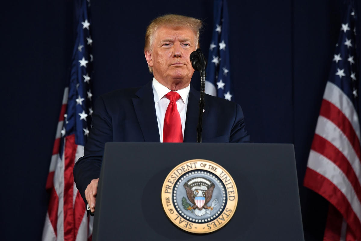 Tổng thống Donald Trump quyết định rút Mỹ khỏi WHO. Nguồn: NBC.