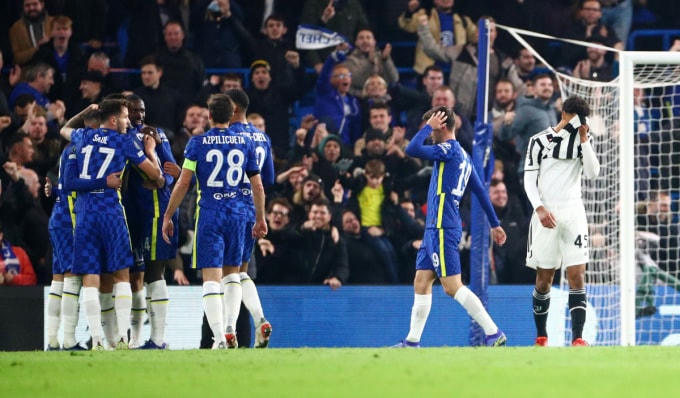Juventus chơi như một đội bóng nhỏ trước Chelsea. Ảnh: Reuters.