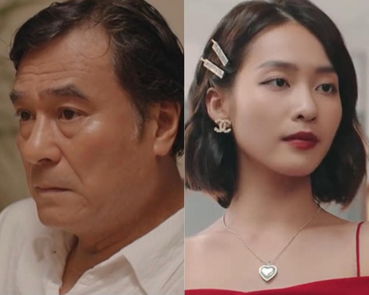 NSND Mạnh Cường vào vai bố của Tuệ Nhi trong phim "11 tháng 5 ngày". Ảnh: CMH