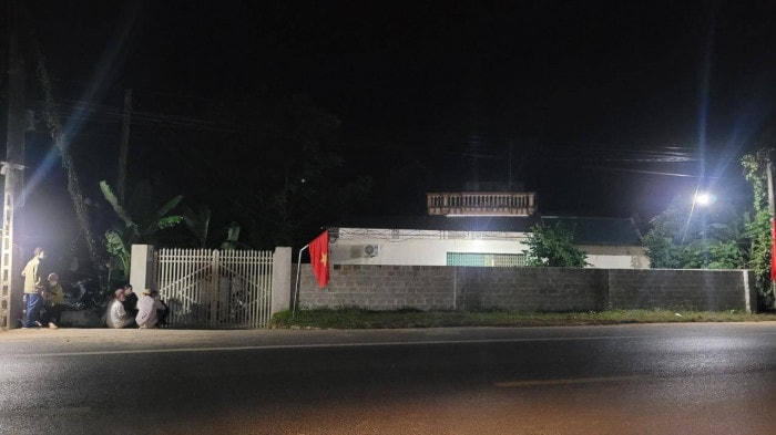 Ngôi nhà xảy ra án mạng.