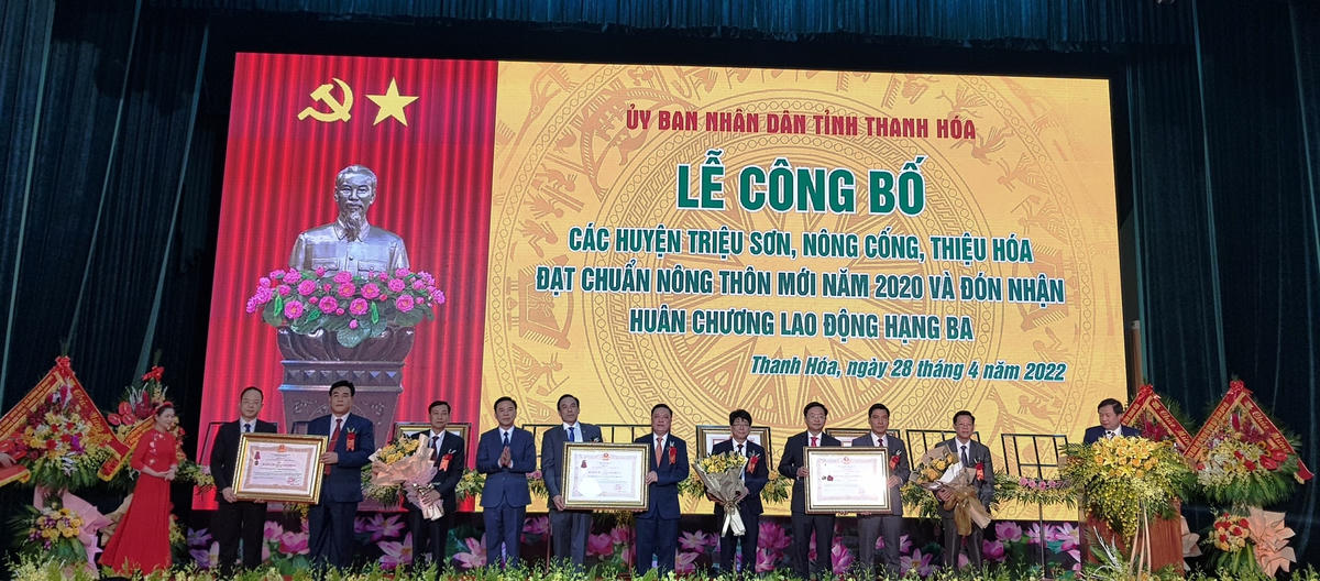Thanh Hóa: 3 huyện cùng về đích nông thôn mới