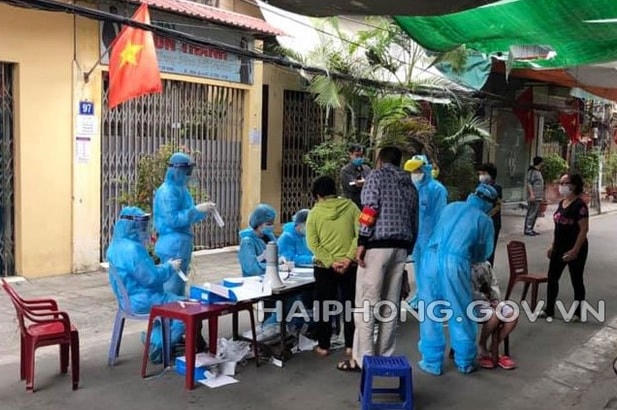 Ca mắc Covid-9 mới tại Hải Phòng có những khai báo y tế không đồng nhất.