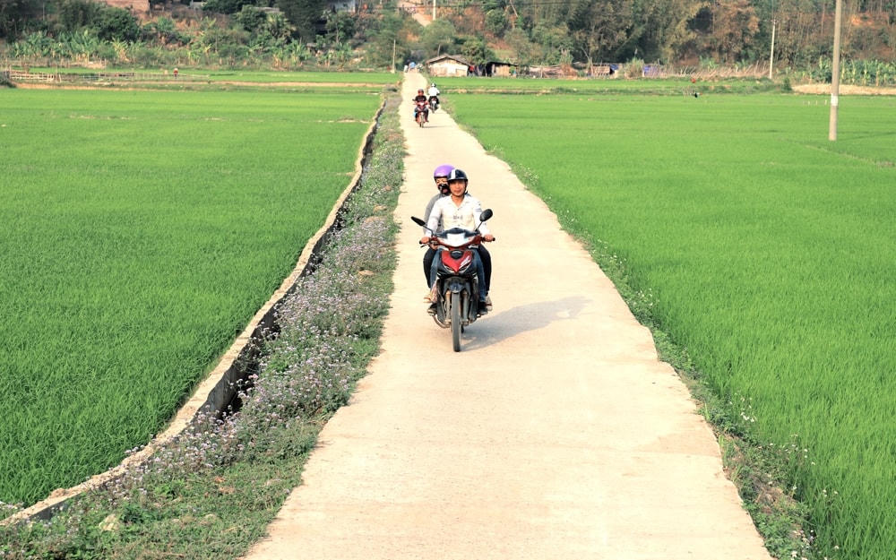 Đổi thay ở tỉnh miền núi Sơn La từ nông thôn mới .  