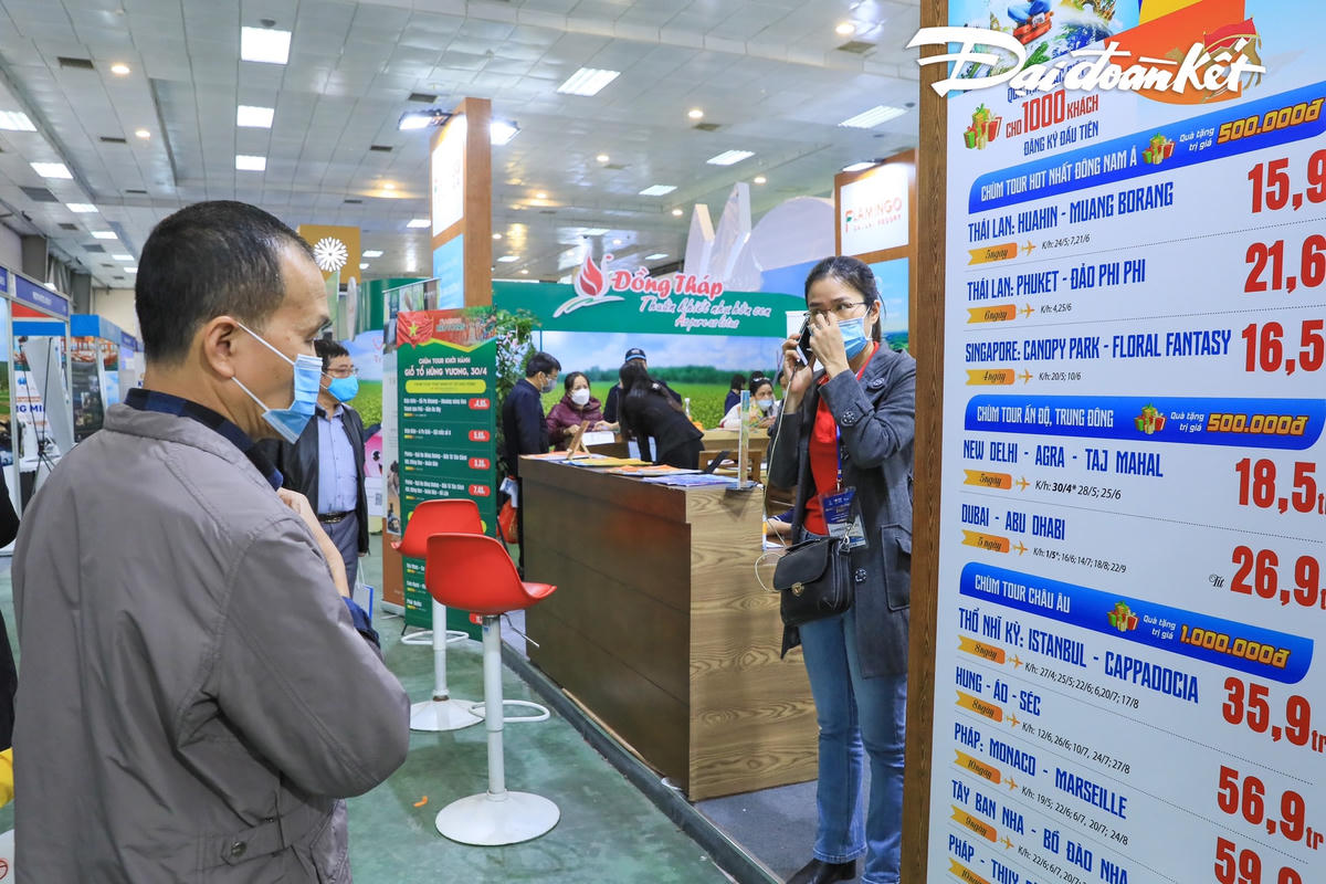 Nhiều chương trình khuyến mại, ưu đại được các đơn vị lữ hành tổ chức trong khuôn khổ Hội chợ VITM 2022.