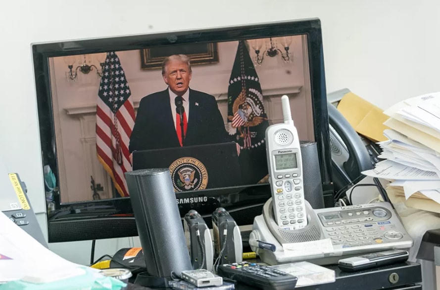 Tổng thống Donald Trump gửi tới phiên họp lần thứ 75 của Đại hội đồng LHQ một đoạn video được quay trước.