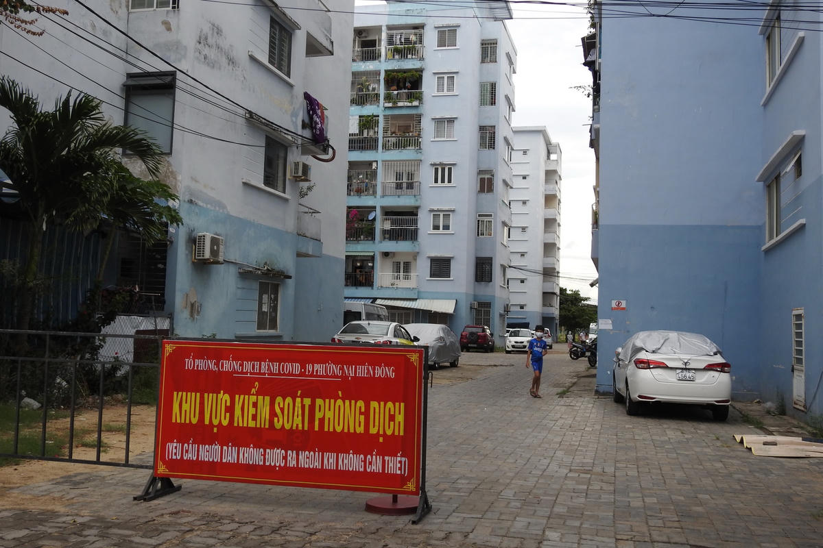  Chung cư trên địa bàn phường Nại Hiên Đông, quận Sơn Trà bị cách ly, phong tỏa kể từ 10 giờ ngày 13/8.