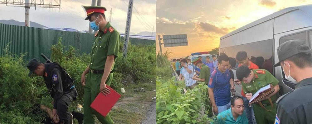 Các đối tượng bị Công an bắt giữ.