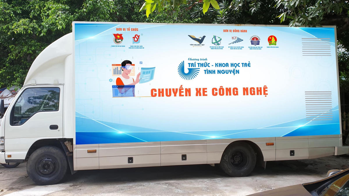 “Chuyến xe công nghệ” sẽ đến các địa phương đăng ký hỗ trợ.