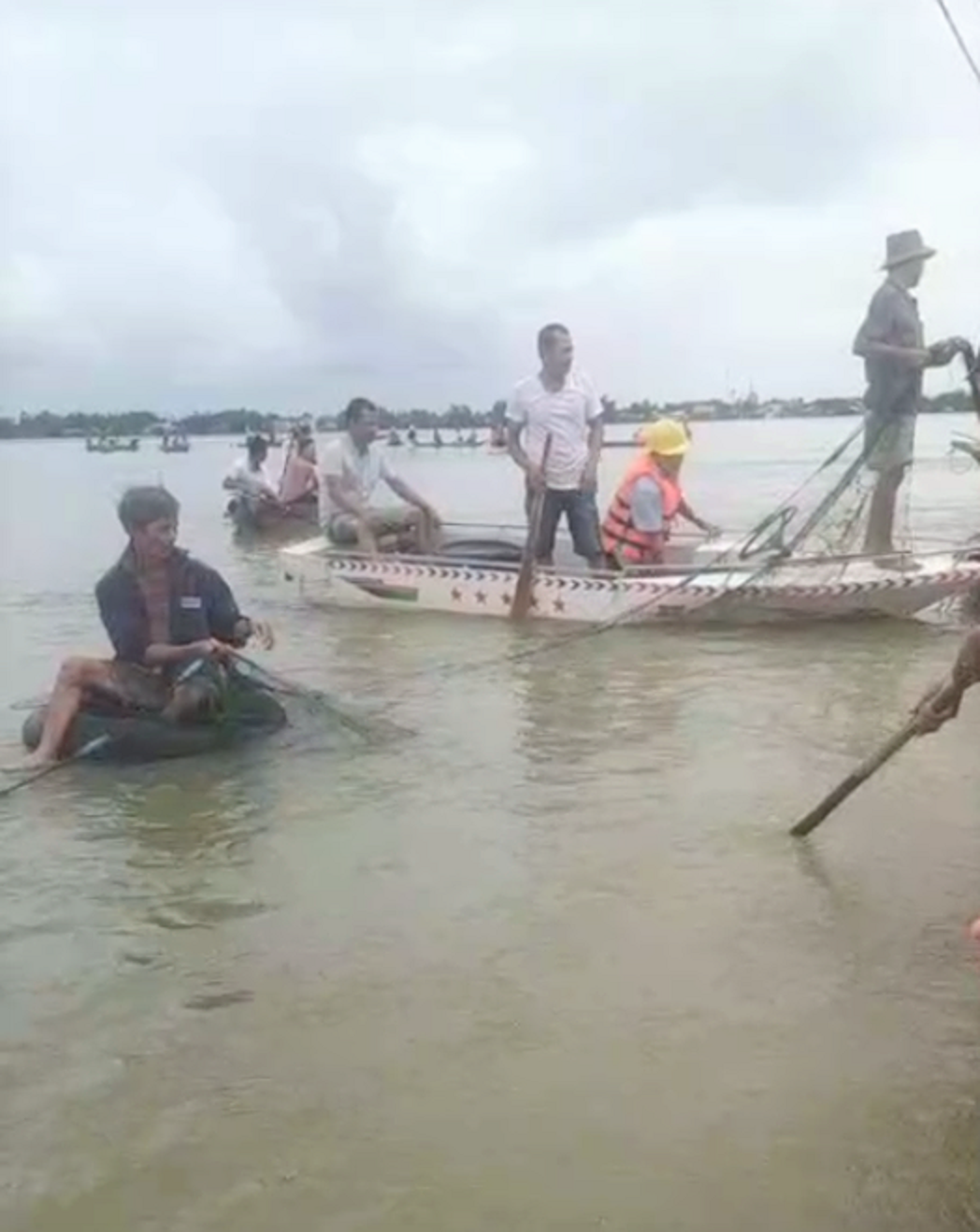 Khu vực nơi hai em học sinh bị chết đuối thương tâm. (Ảnh CTV).