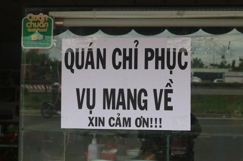 Từ 12h ngày 12/8, Thanh Hóa yêu cầu các cơ sở ăn uống chỉ được bán mang về.