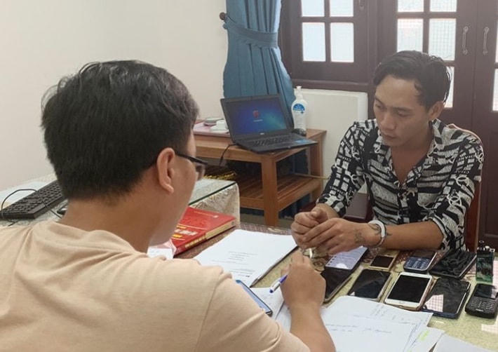 Đối tượng Nguyễn Văn Phúc tại Cơ quan CSĐT.