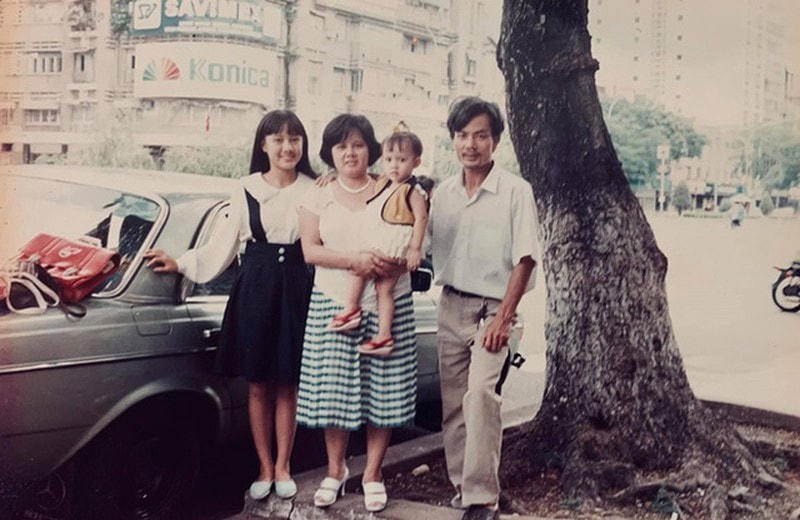 Hoài Anh sinh ra trong gia đình có bề dày truyền thống, với gia thế "khủng".