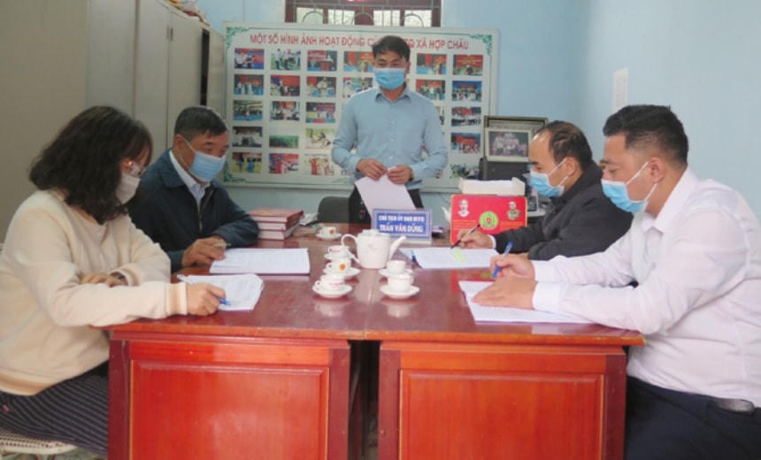 Mặt trận Tổ quốc huyện Tam Đảo (Vĩnh Phúc) triển khai quy trình bầu cử.