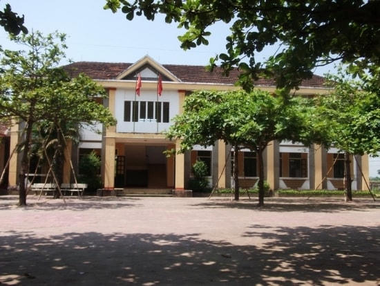 Trường tiểu học - THCS Kỳ Hoa, nơi các học sinh mắc bệnh 