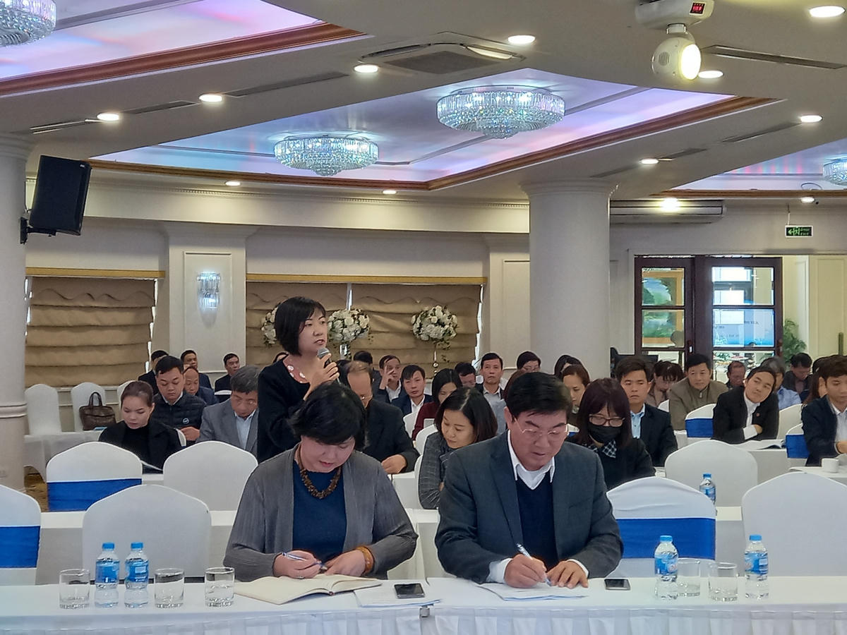 Bà Trương Phương Lan phát biểu tại Hội thảo