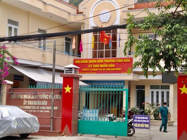 Trụ sở UBND phường Vĩnh Hòa, TP Nha Trang.