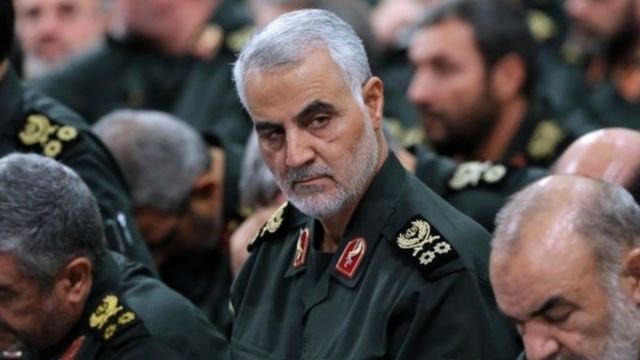 Tướng Iran Soleimani trước khi bị ám sát. Ảnh: BBC.