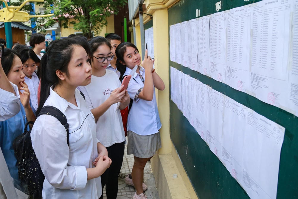 Trước khi bước vào kỳ thi.