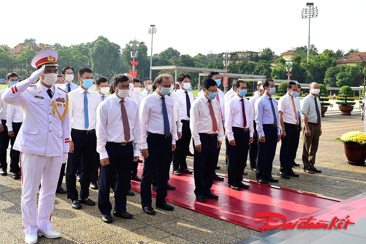 Đoàn đại biểu Bộ Ngoại giao.