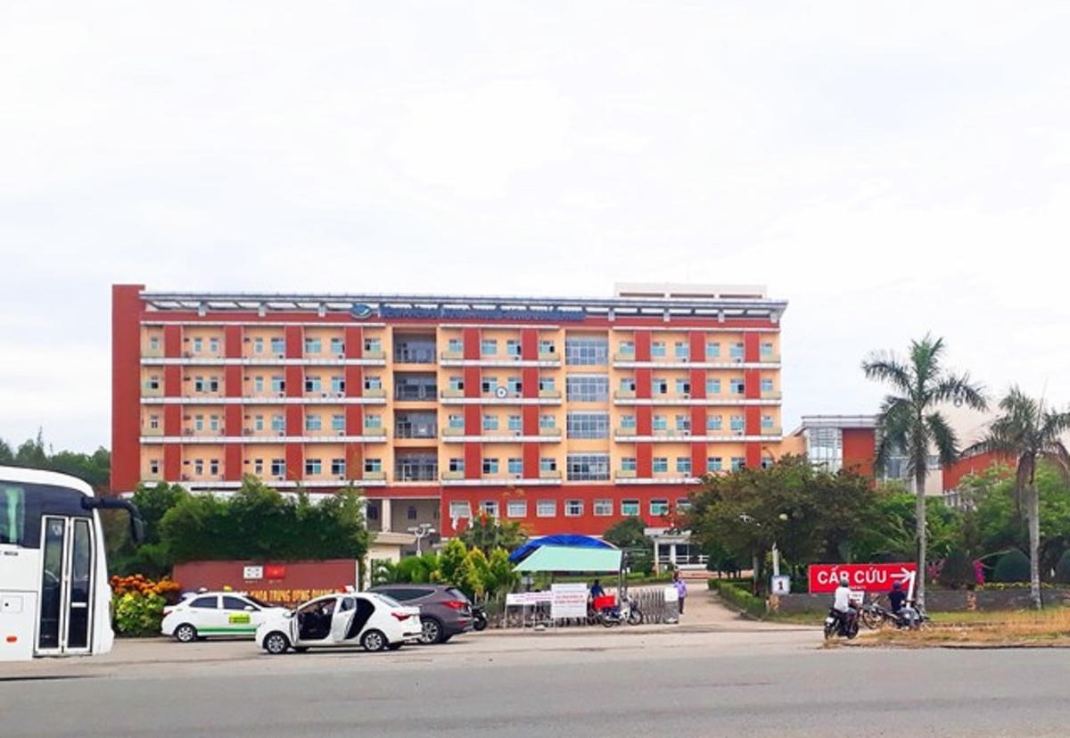 BVĐK Trung ương Quảng Nam nơi có ca nhiễm SARS-CoV-2.