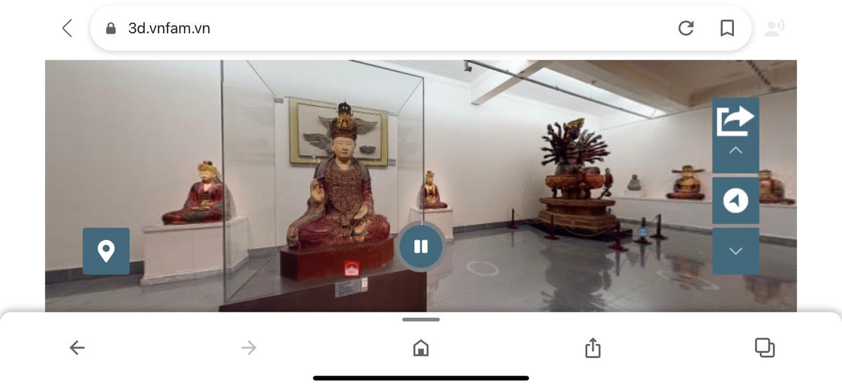 Bảo tàng Mỹ thuật Việt Nam ra mắt công nghệ tham quan 3D Tour
