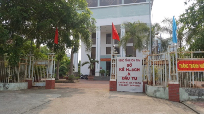 Trụ sở Sở Kế hoạch và Đầu tư tỉnh Kon Tum.