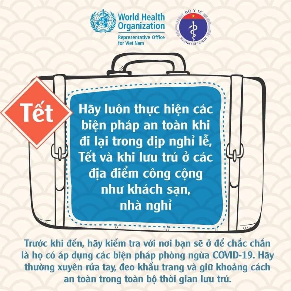 Cùng nhau đón Tết an toàn và bảo vệ nhau khỏi Covid-19