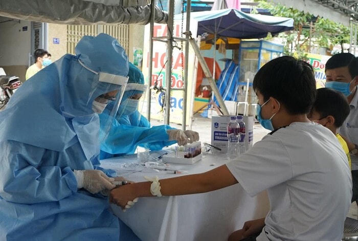 Xét nghiệm Covid-19. Ảnh minh họa.
