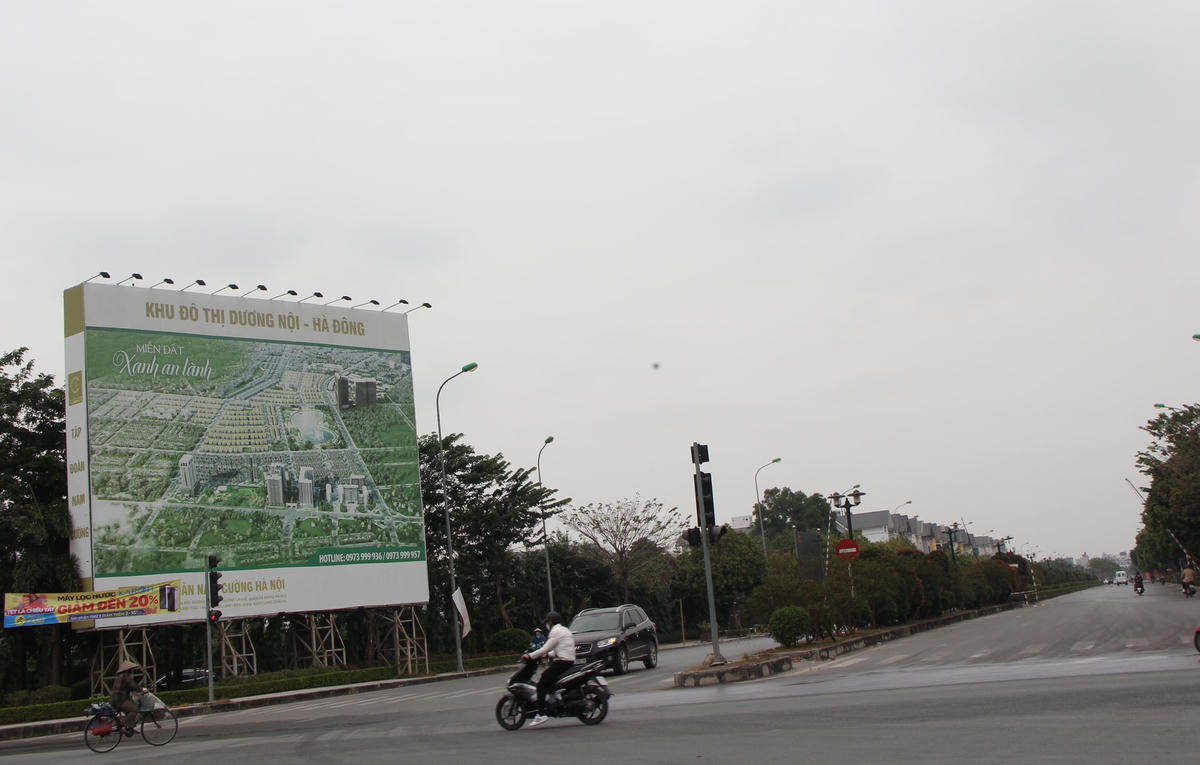 Sau hơn 10 năm triển khai dự án nhiều hạng mục tại Dự án KĐT mới Dương Nội vẫn còn dang dở