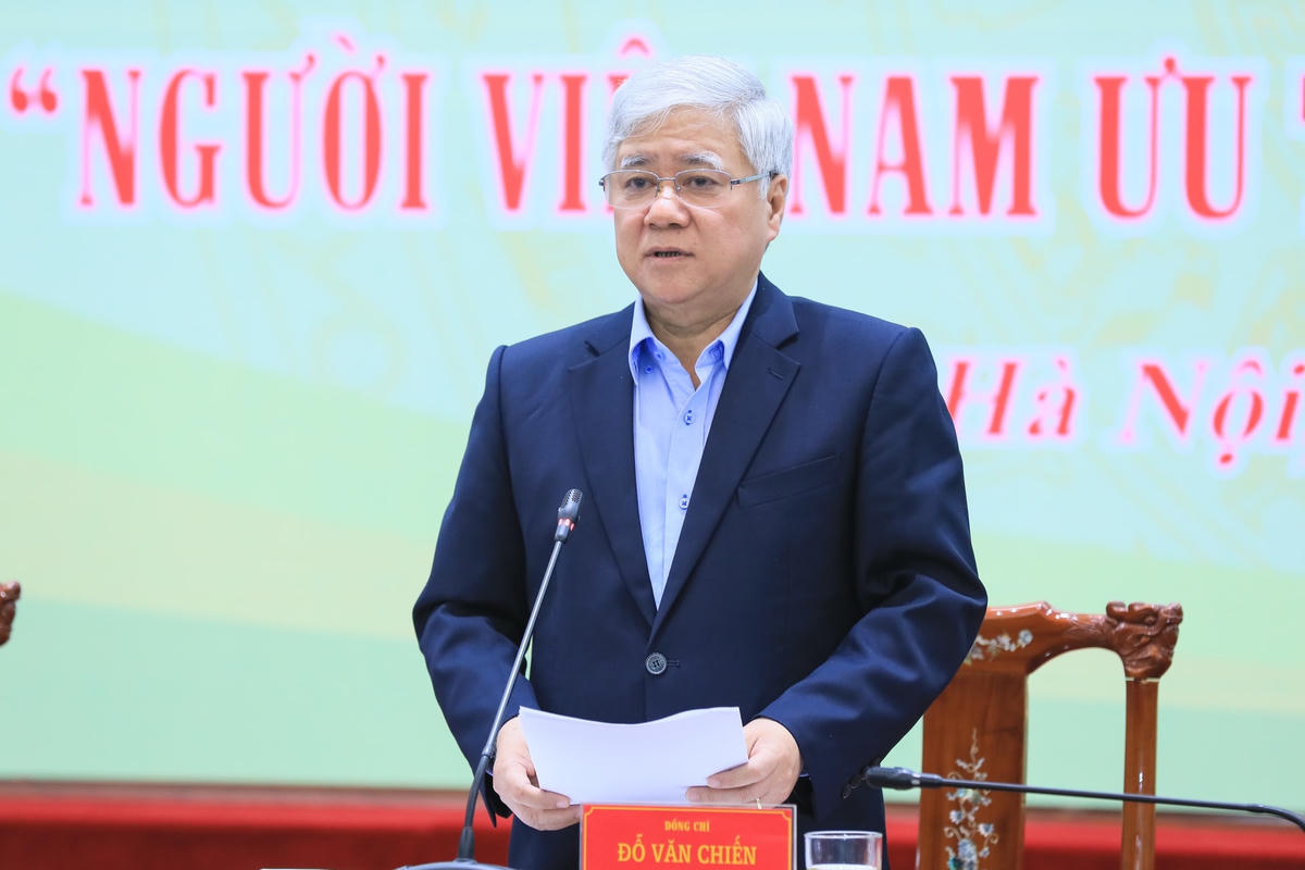 Chủ tịch Đỗ Văn Chiến phát biểu tại Hội nghị