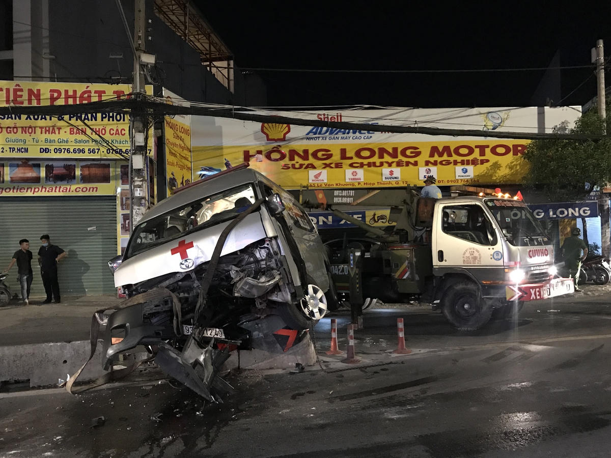 Hiện trường vụ tai nạn. Ảnh: TL