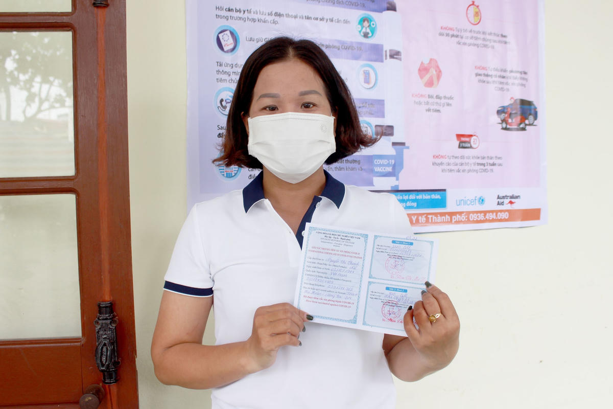 Hôm nay (9/8), phường Trần Phú (TP Móng Cái) sẽ hoàn thành đợt tiêm chủng lần này. Ảnh: Mongcai.gov.vn.