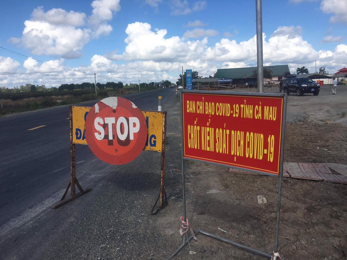 Cà Mau tăng cường kiểm soát chặt các cửa ngõ vào tỉnh. 