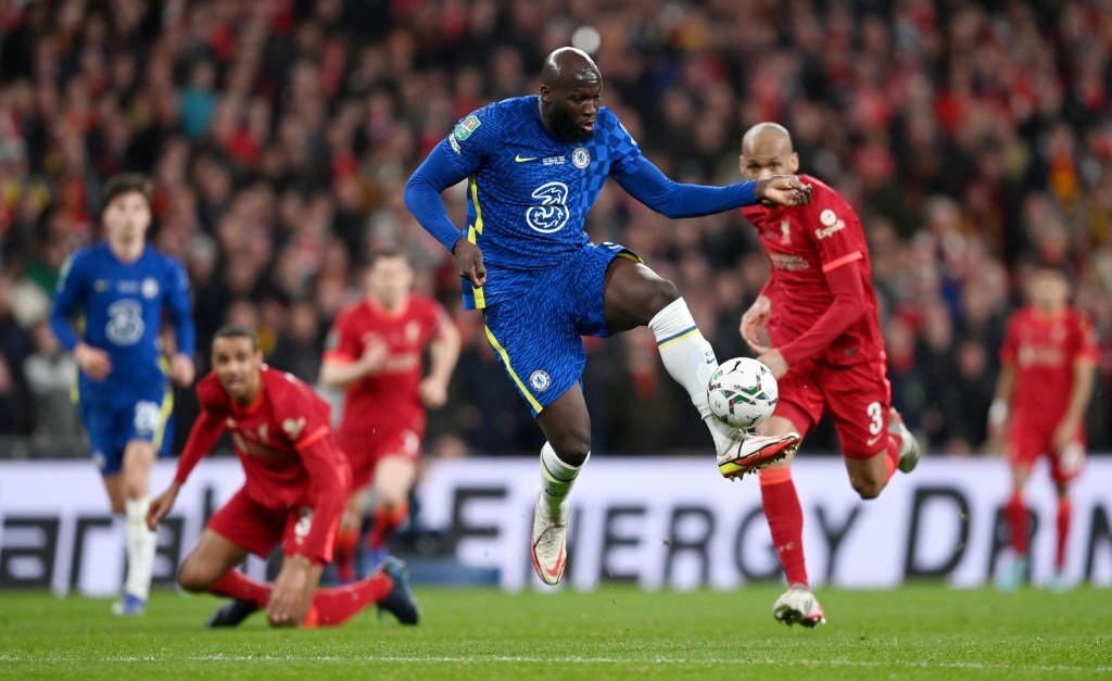 Lukaku được tăng cường vào sân ở gần cuối hiệp hai nhằm giúp Chelsea làm mới sức tấn công.