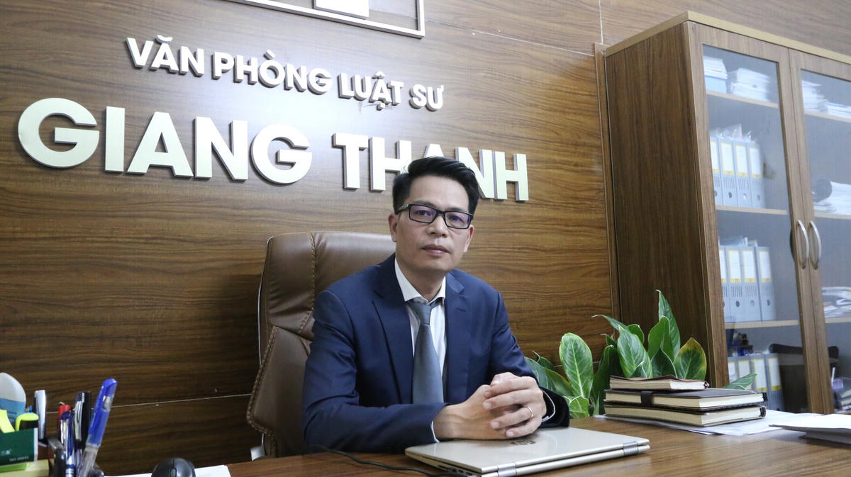 Luật sư Phạm Kỳ Dương - Văn phòng Luật sư Giang Thanh. (Nguồn: Lan Anh)