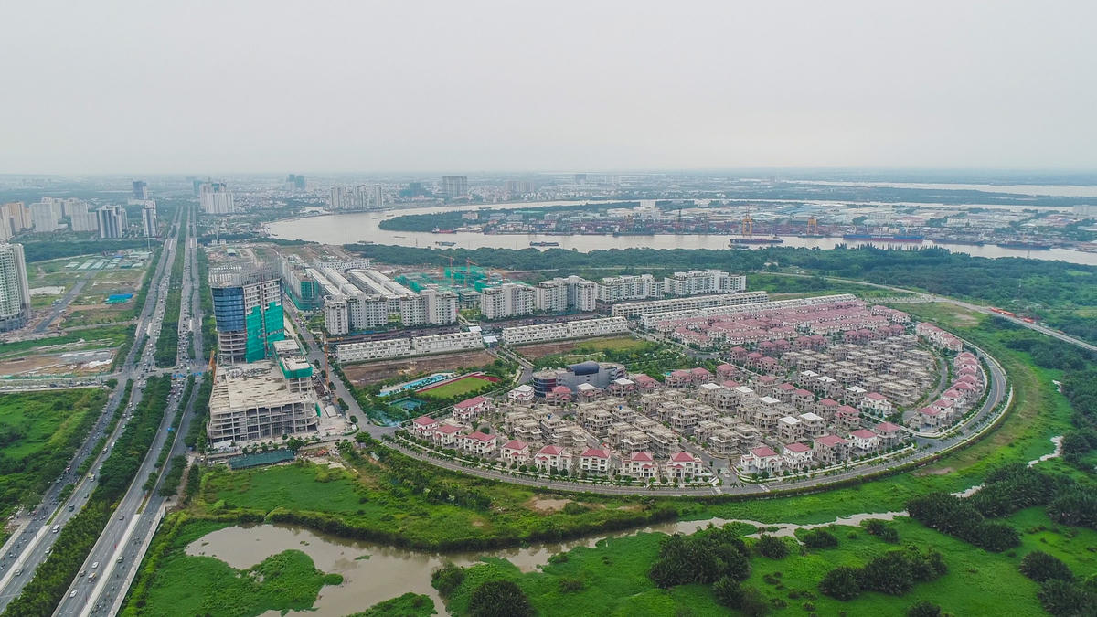Một góc khu đô thị Thủ Thiêm