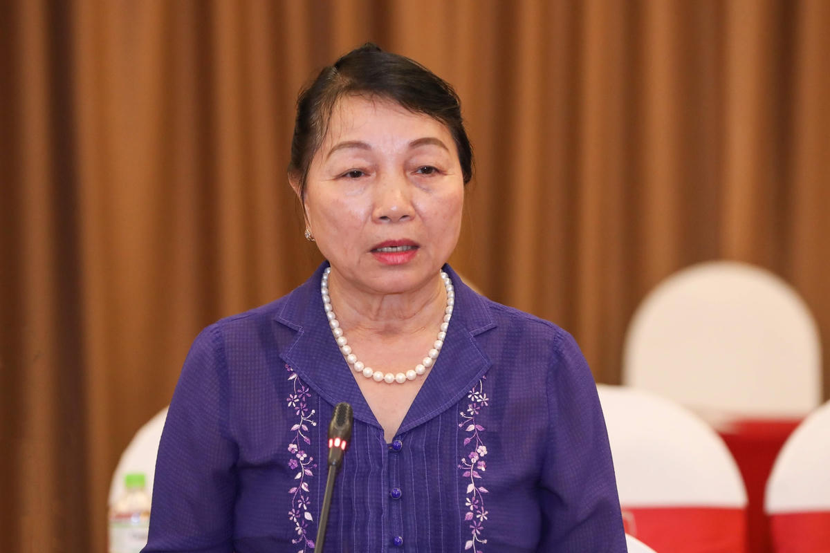 Bà Hà Thị Liên. Ảnh: Quang Vinh.