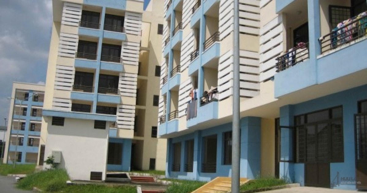 Nhà lưu trú cho công nhân ở Khu chế xuất Linh Trung II (thành phố Thủ Đức).