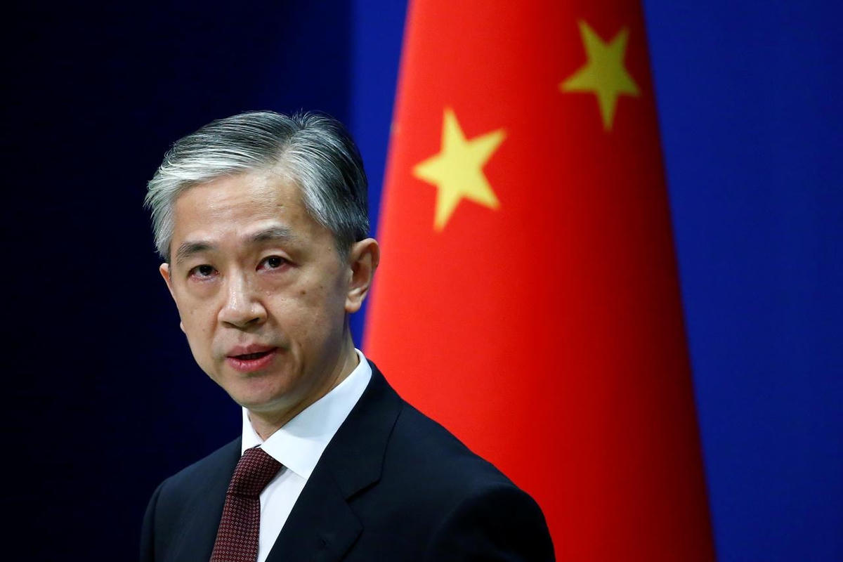 Người phát ngôn Bộ Ngoại giao Trung Quốc Vương Văn Bân. Ảnh: China Daily.