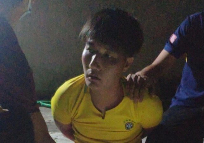 Đối tượng Nguyễn Văn Thiện bị công an bắt giữ về hành vi tàng trữ trái phép ma túy. Ảnh: CACC.