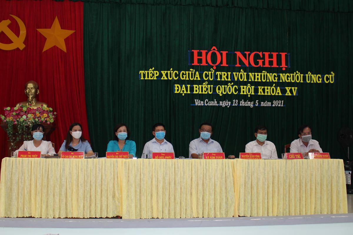 Các ứng cử viên ĐBQH Khóa XV (đơn vị bầu cử số 1) tỉnh Bình Định.