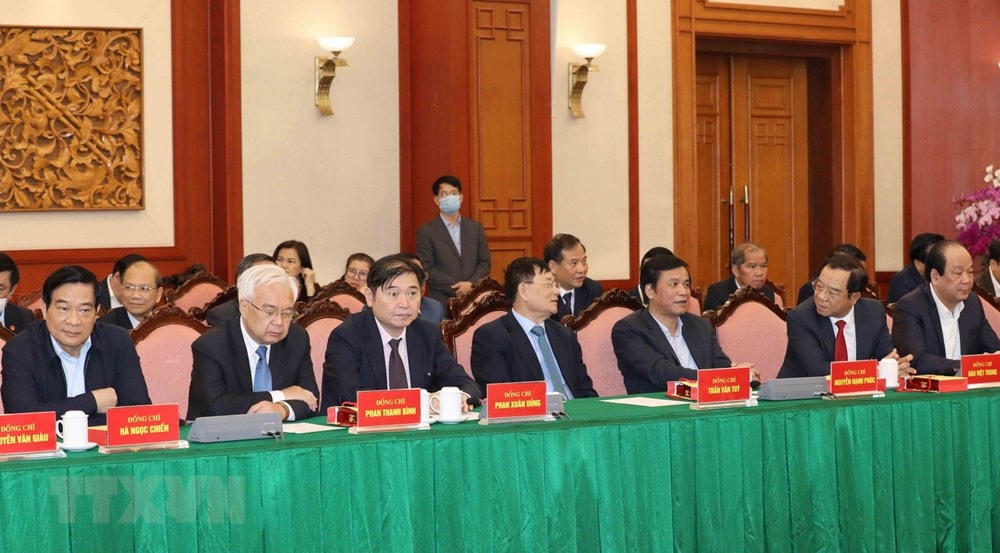 Đại biểu dự buổi gặp mặt. Ảnh: Phương Hoa/TTXVN.