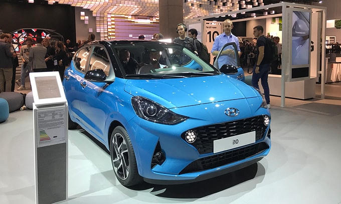Hyundai i10 thế hệ mới tại triển lãm Frankfurt 2019. Ảnh: Thành Nhạn.