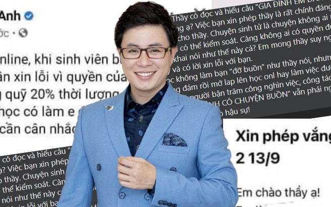 Giảng viên Trịnh Lê Anh với phát ngôn gây “bão”.