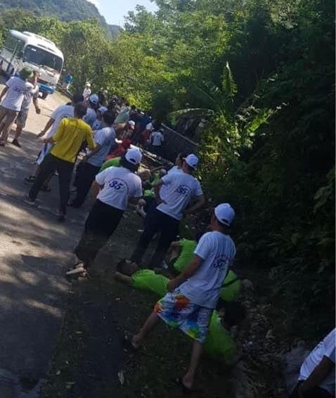 Vụ tai nạn khiến nhiều người thương vong.