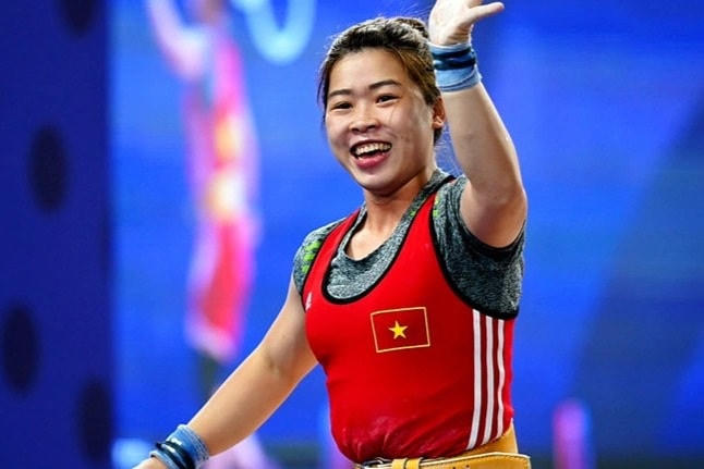 Hoàng Thị Duyên được đánh giá có khả năng tranh chấp huy chương ở môn cử tạ.