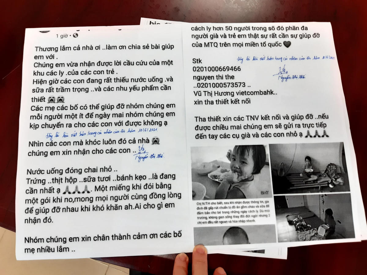 Nội dung T.H.TH đưa lên Facebook là sai sự thật.