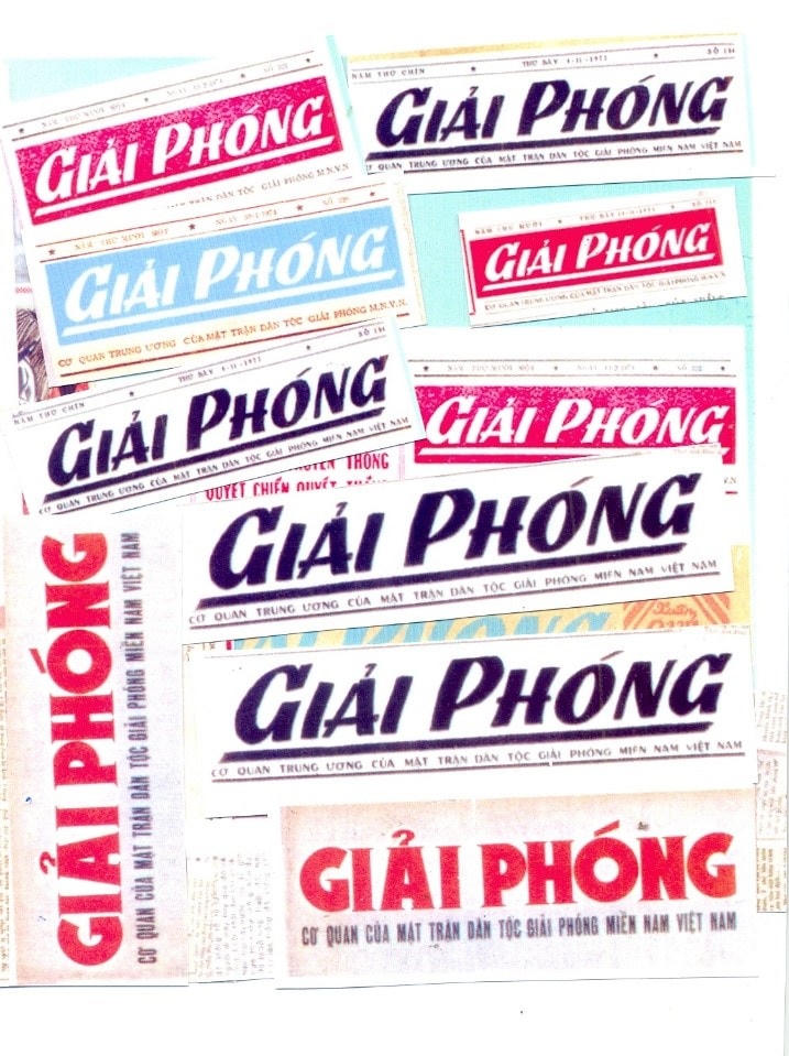 Một số măng-séc Báo Giải Phóng xuất bản trong chiến tranh tại chiến khu và tại Sài Gòn sau ngày miền Nam giải phóng.