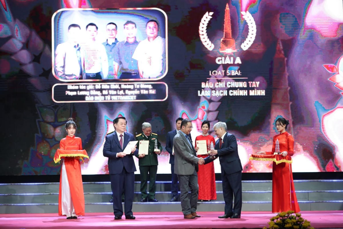 Báo Đại Đoàn Kết nhận giải C Giải báo chí Quốc gia lần thứ XV