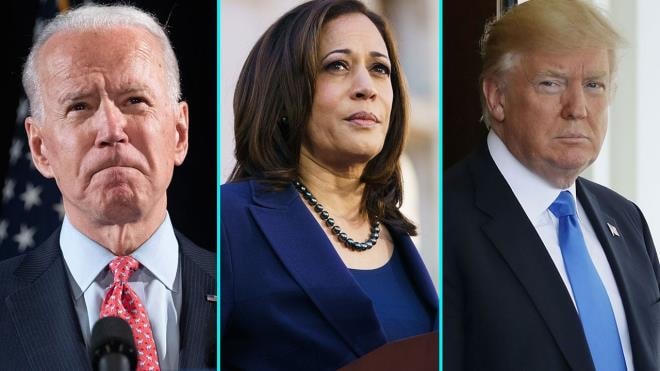 Ông Trump, ông Biden và bà Harris được đề cử là nhân vật của năm&nbsp;